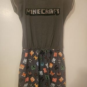 Minecraft Gray and Multicolor Dress